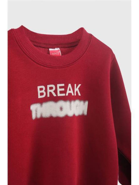 Joyce Kids Sweatshirt Burgundy