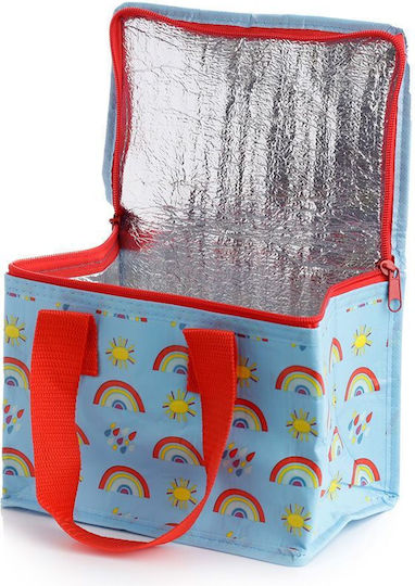 Puckator School Insulated Hand Lunch Bag 3.5lt Light Blue 15 x 13 x 20.5cm