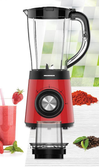 Heinner Blender 1.5lt 500W Red