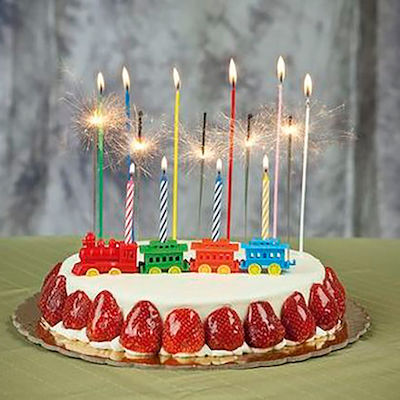 Birthday Candle Multicolored (Μiscellaneous colours) 8PRT02