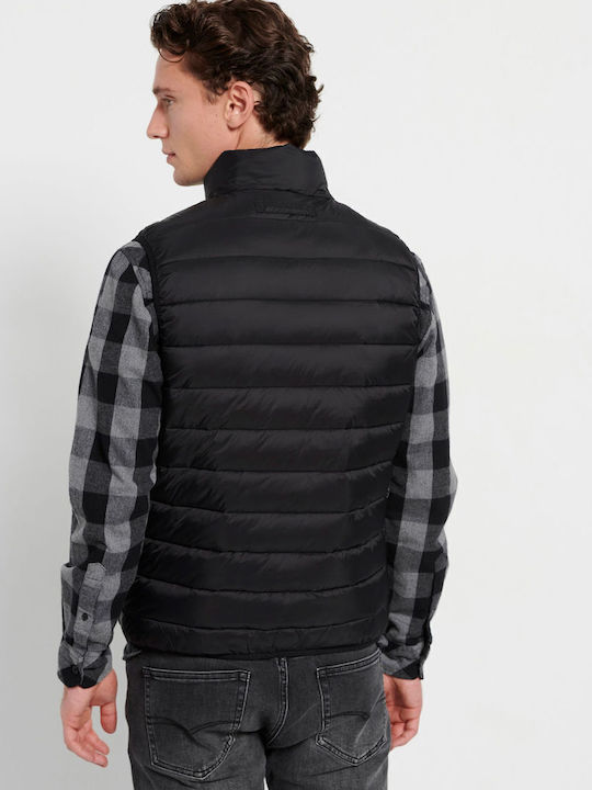 Sleeveless Jacket Puffer Black