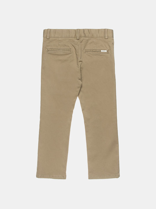 Alouette Pantaloni chino copii din material textil Bej