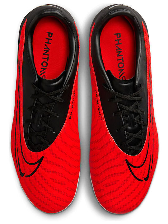 Nike Phantom GX Academy Football Shoes with Cleats Bright Crimson / White / University Red / Black