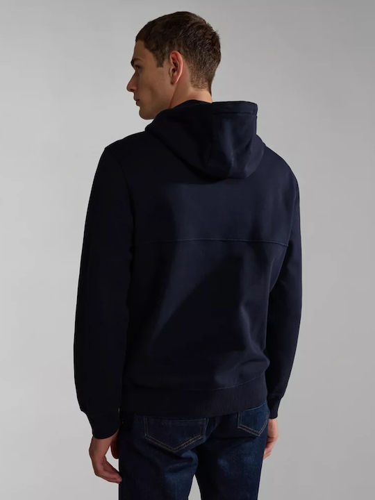 Napapijri Men's Sweatshirt with Hood Navy Blue