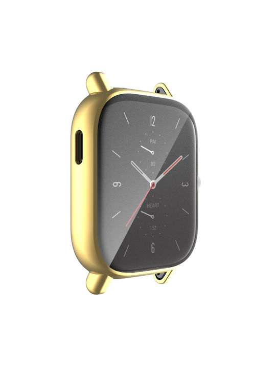 Silicone Case in Gold color for Amazfit GTS 2