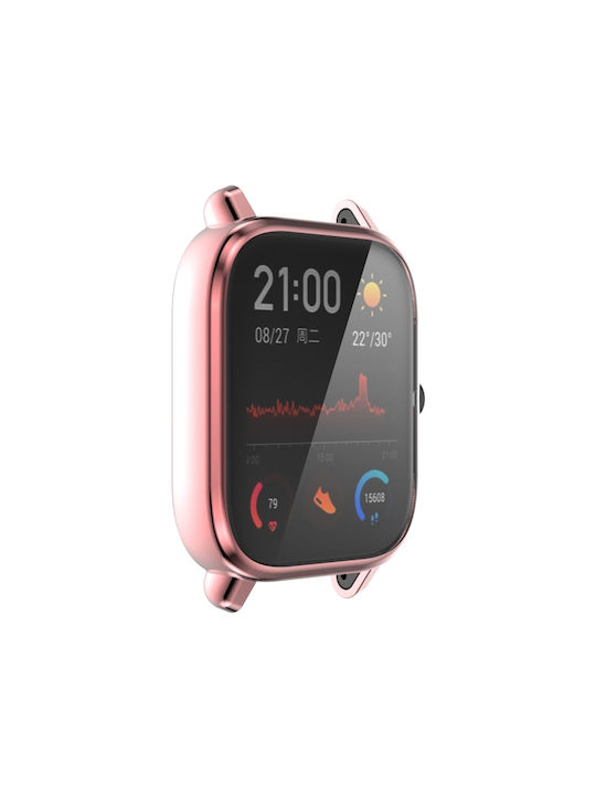 Silikonhülle in Rosa Farbe für Amazfit GTS 2