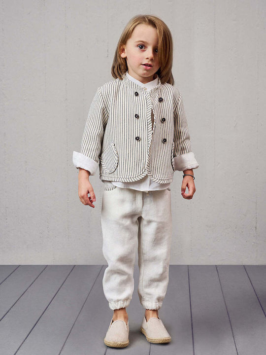 Designer's Cat Baptism Suit Ecru 5 Pieces Designer's Cat Baptism Suit Ecru 5 Pieces