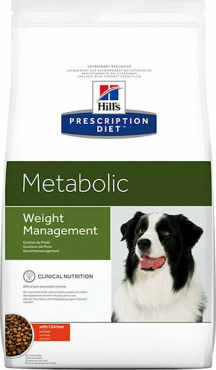 Hill's Prescription Diet Metabolic 4kg Ξηρά Τροφή Διαίτης για Ενήλικους Σκύλους με Κοτόπουλο