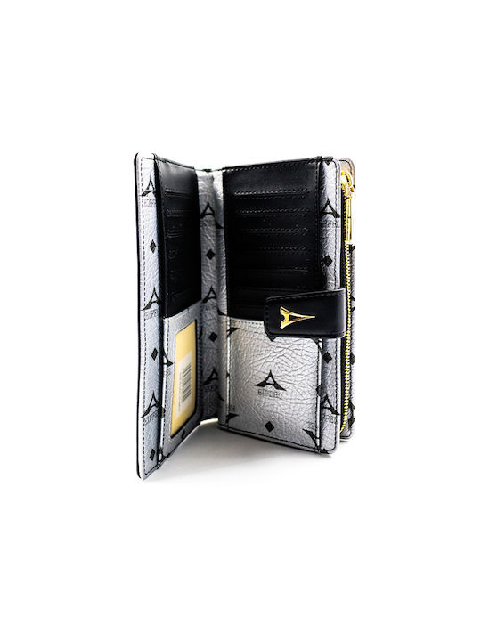 Groß Frauen Brieftasche Klassiker Silber
