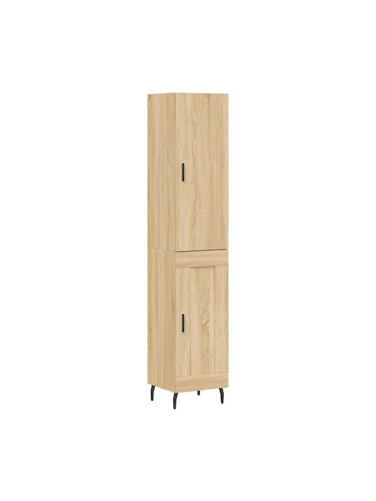 Schrank Boden Beige 34.5x34x180cm