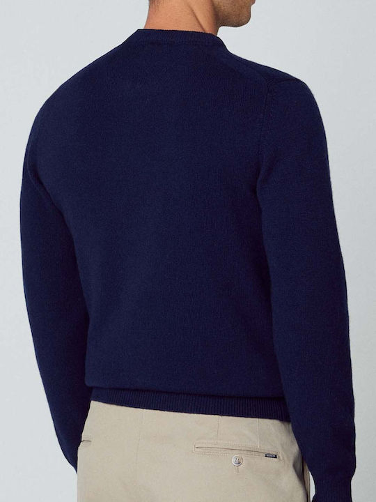 Hackett Men's Long Sleeve Sweater Navy Blue