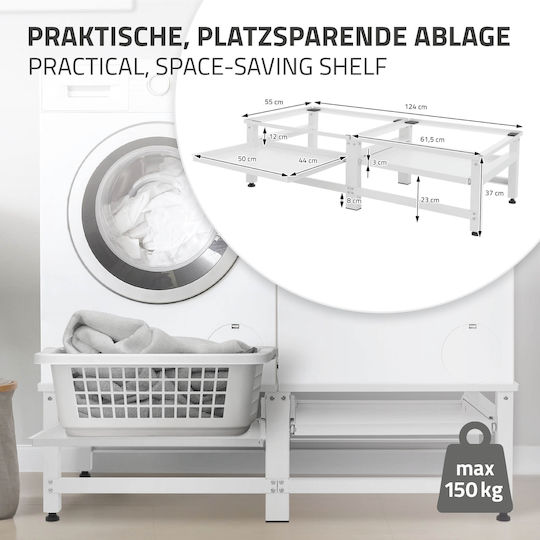 ML-Design 490009415 Verstellbar Anschluss Für Waschmaschine/Trockner aus Metall 2Stück