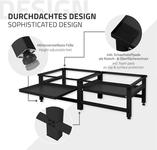 ML-Design 490009419 Base For Washer made of Metal 2pcs