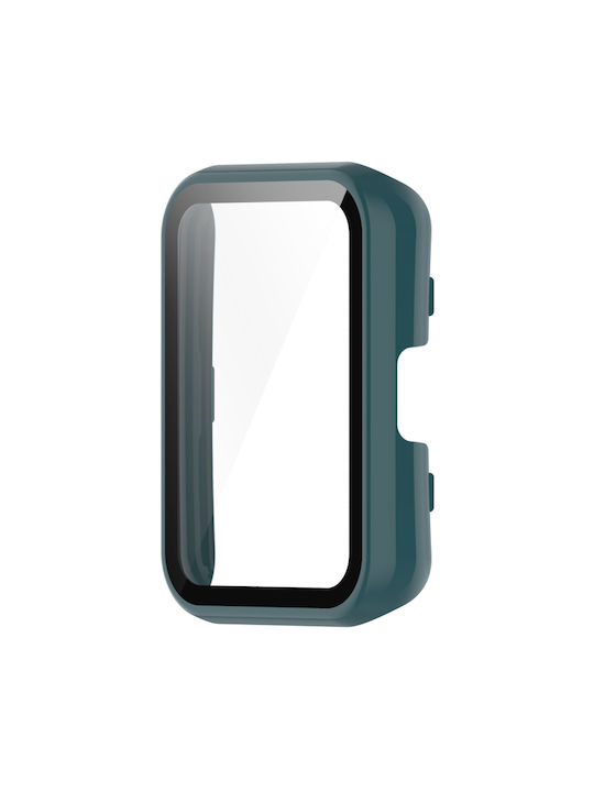 Tempered Glass Plastic Case in Green color for Huawei Watch Fit 2 / Fit 2 Active