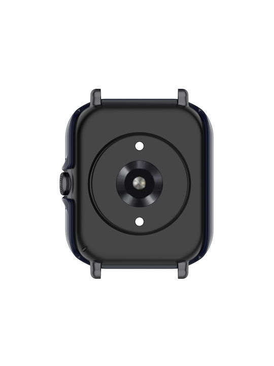 Protective Plastic Case with Glass in Blue color for Amazfit GTS 3