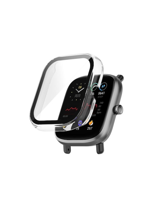 Plastikhülle mit Glas in Transparent Farbe für Amazfit Bip U