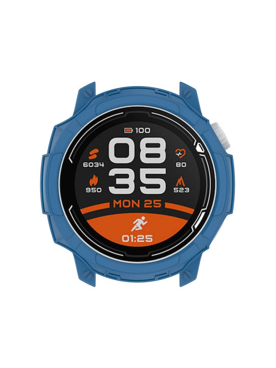 2 Armor Hollow Silicone Case in Blue color for Amazfit Pace
