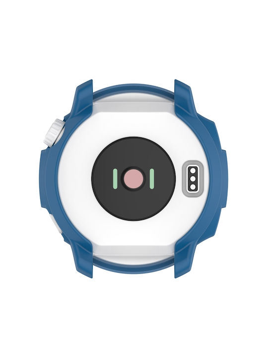 2 Armor Hollow Silicone Case in Blue color for Amazfit Pace