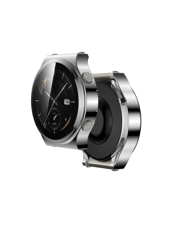 Κάλυψη Θήκη Σιλικόνης σε Ασημί χρώμα για το Huawei Watch GT 2 Pro Κάλυψη Θήκη Σιλικόνης σε Ασημί χρώμα για το Huawei Watch GT 2 Pro