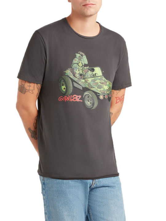 Amplified Gorillaz T-shirt Gray Cotton