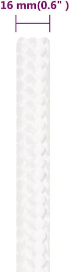 vidaXL Σχοινί Gestrickt 16mm 250m Polypropylen