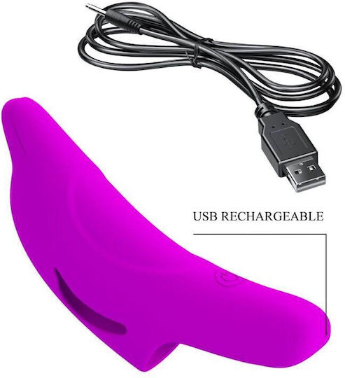 Pretty Love Delphini Vibrator Finger 14cm Lila