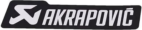 Akrapovic Διακοσμητικό Αυτοκόλλητο Μαύρο