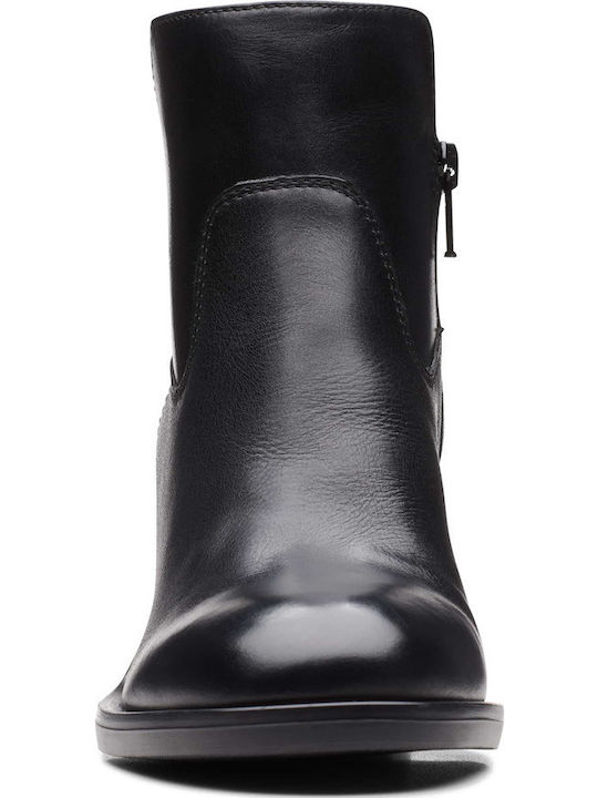 Lo Leder Stiefeletten Damen Schwarz