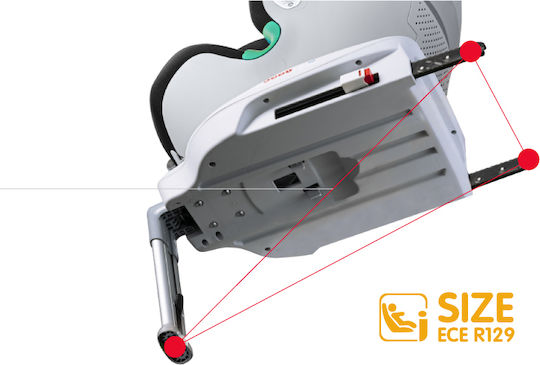 Sparco SK6000I Scaun Auto pentru Copii i-Size Black Red 0-36 kg