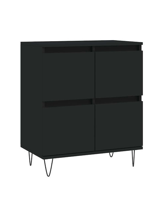 Wooden Buffet Black L60xW35xH70cm