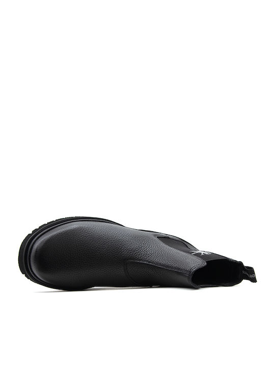 Leather Black Chelsea Boots