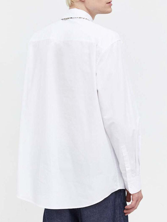 Karl Lagerfeld Men's Shirt Long Sleeve White