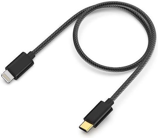 Fiio Braided USB-C to Lightning Cable Μαύρο 0.5m (LT-LT4)