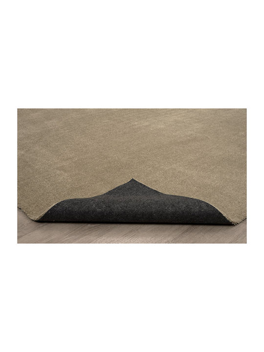 Newplan Velvet Carpet 50 Beige Width 80cm Cut-to-Measure