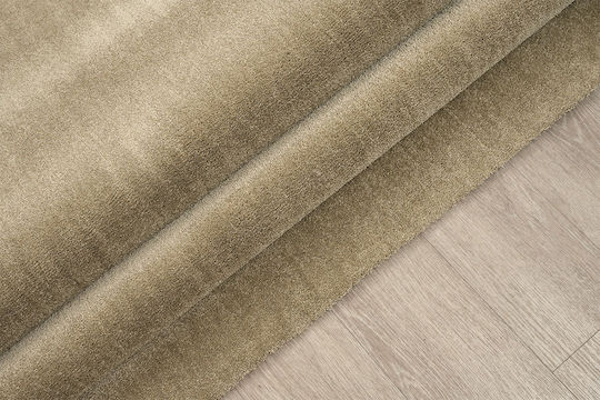 Newplan Velvet Carpet 50 Beige Width 80cm Cut-to-Measure