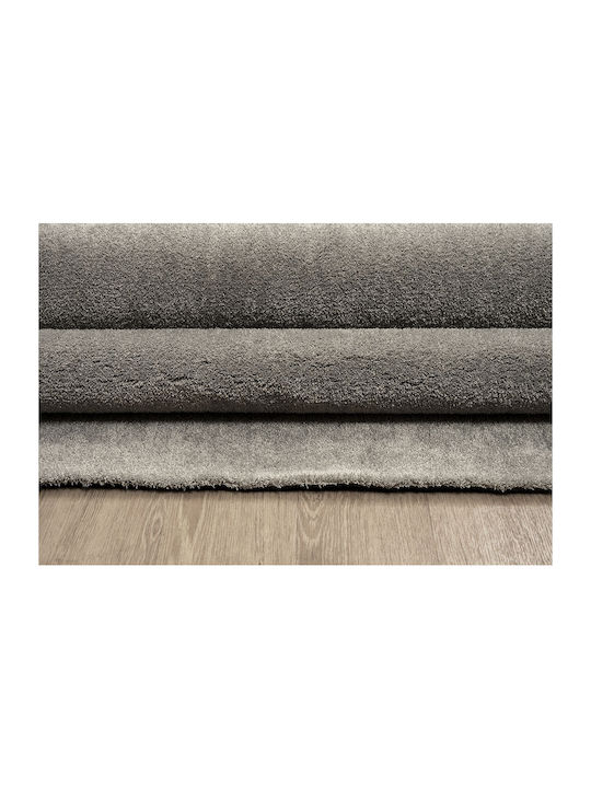 Newplan Velvet Carpet 60 Gray Width 80cm Cut-to-Measure