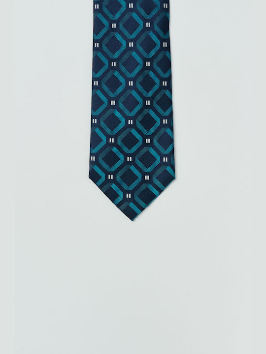 Aristoteli Bitsiani Men's Tie Printed Blue