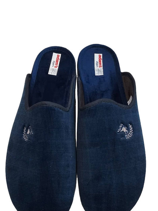 Adam's Shoes Men's Slipper Blue