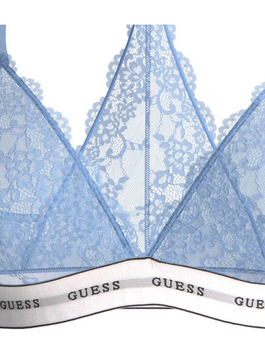Guess Women's Bralette Bra Blue
