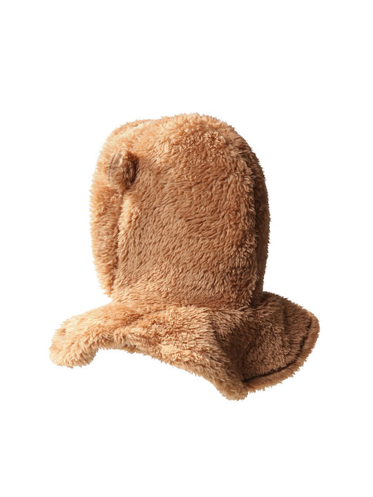Knitted Beanie Cap Beige