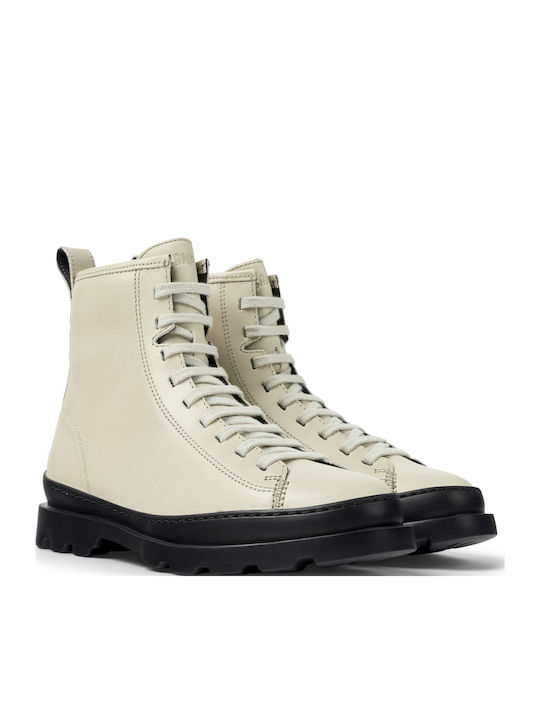 Brutus Leather Women's Ankle Boots Gray