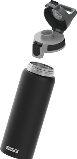 Sigg Shield One Παιδικό Παγούρι Αλουμινίου Non Spill Μαύρο 0.75ml