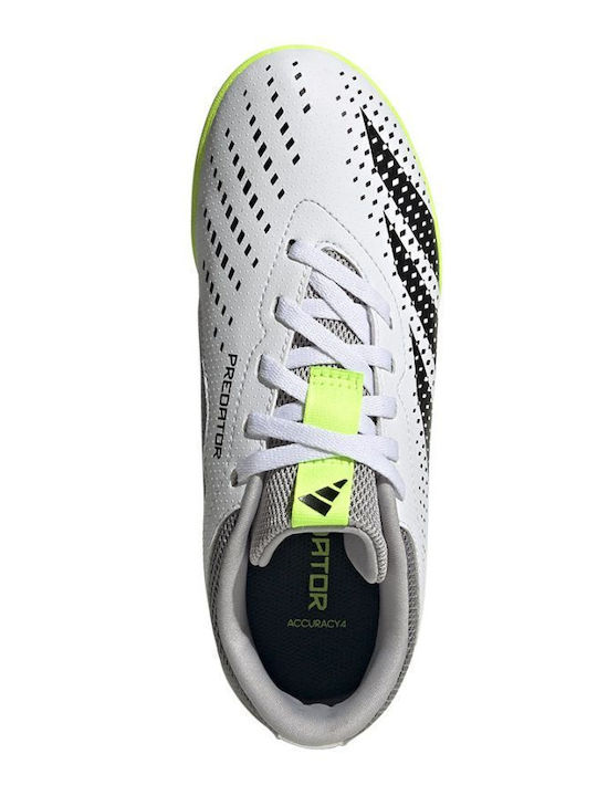 Predator Accuracy.4 Kids Indoor Soccer Shoes White