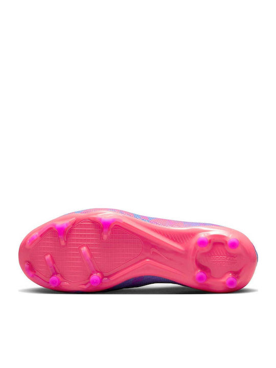 SUPERFLY 9 Kids Molded Soccer Shoes with Sock without Laces Colorful