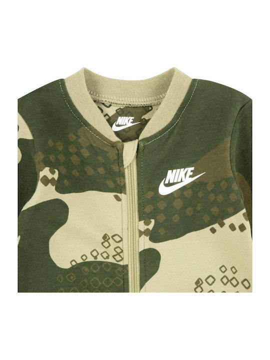 Nike Coverall Body pentru Bebeluși Mânecă lungă Verde