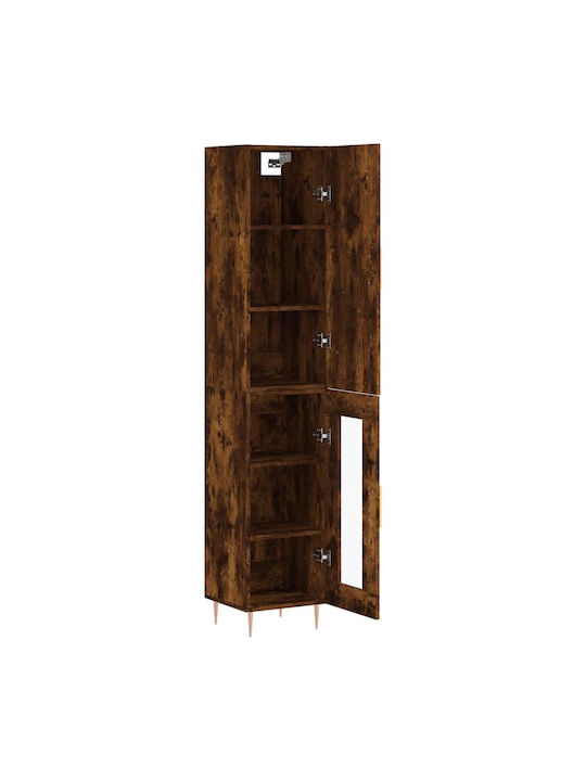 Ντουλάπα Γραφείου Ξύλινη Καρυδί 34.5x34x180cm