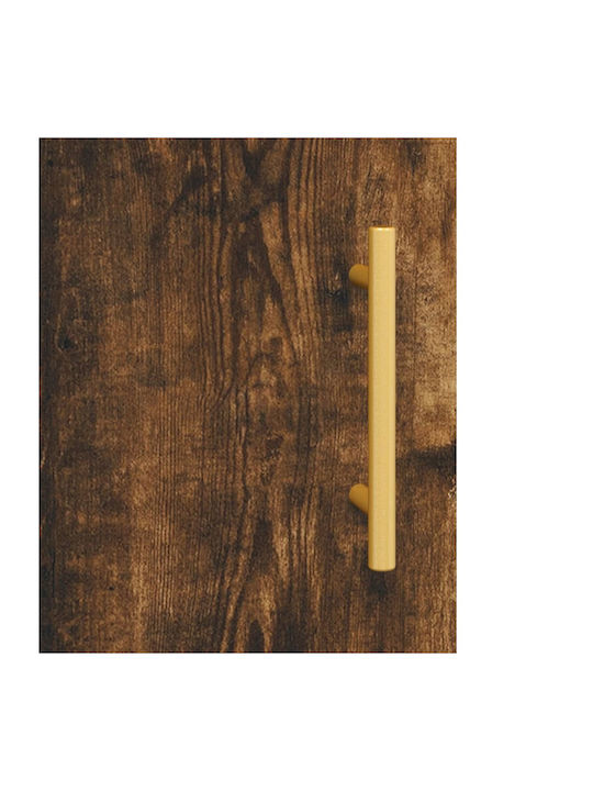 Ντουλάπα Γραφείου Ξύλινη Καρυδί 34.5x34x180cm
