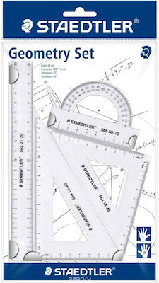 Staedtler Set 4 Geometric Tool Plastic Transparent 569