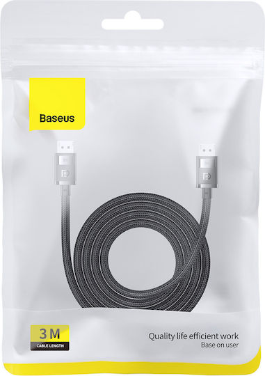 Baseus Cable DisplayPort male - DisplayPort male 1m Black (B00633706111-00)