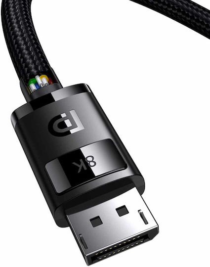 Baseus Cable DisplayPort male - DisplayPort male 2m Black (B00633706111-02)